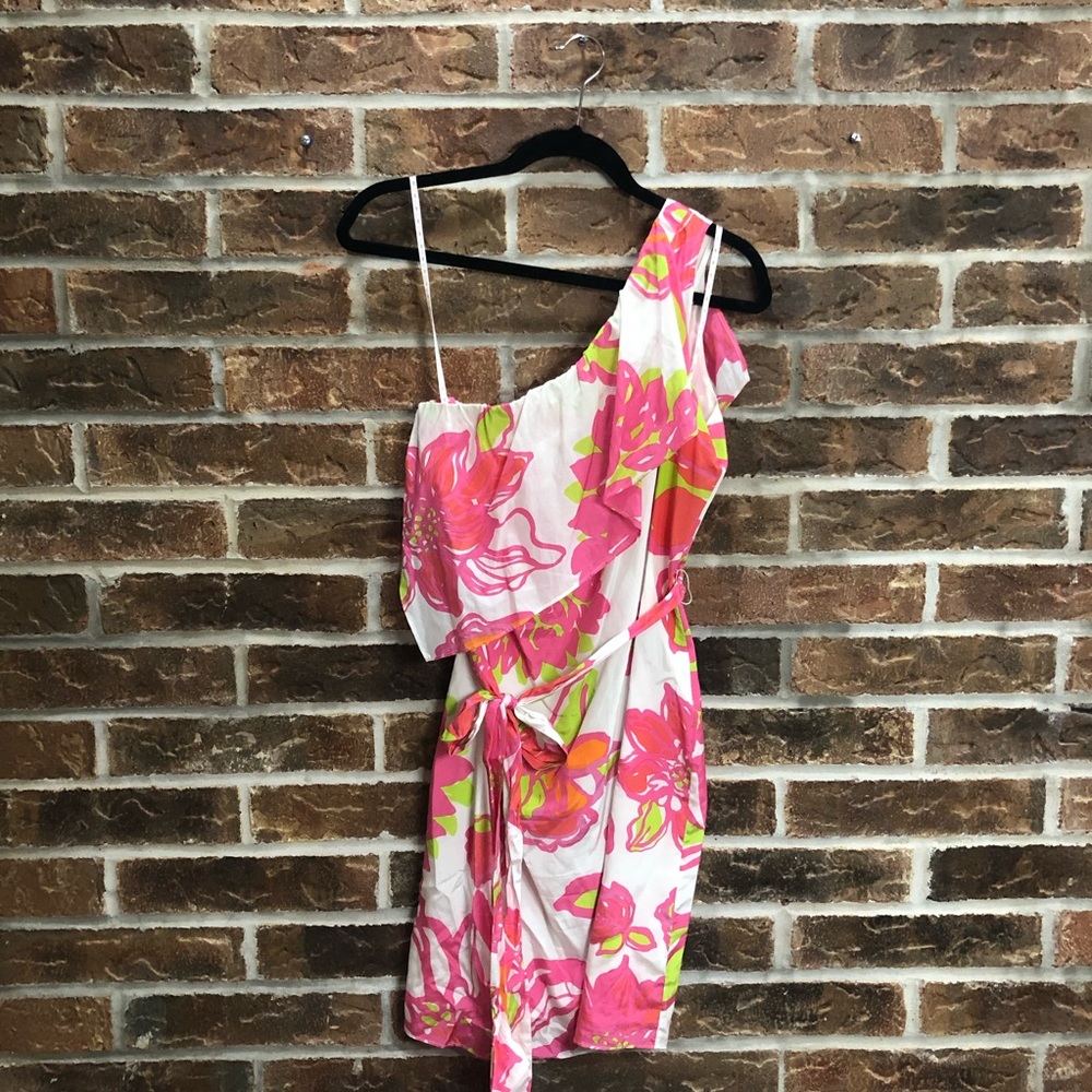 Lilly Pulitzer One Shoulder Dress